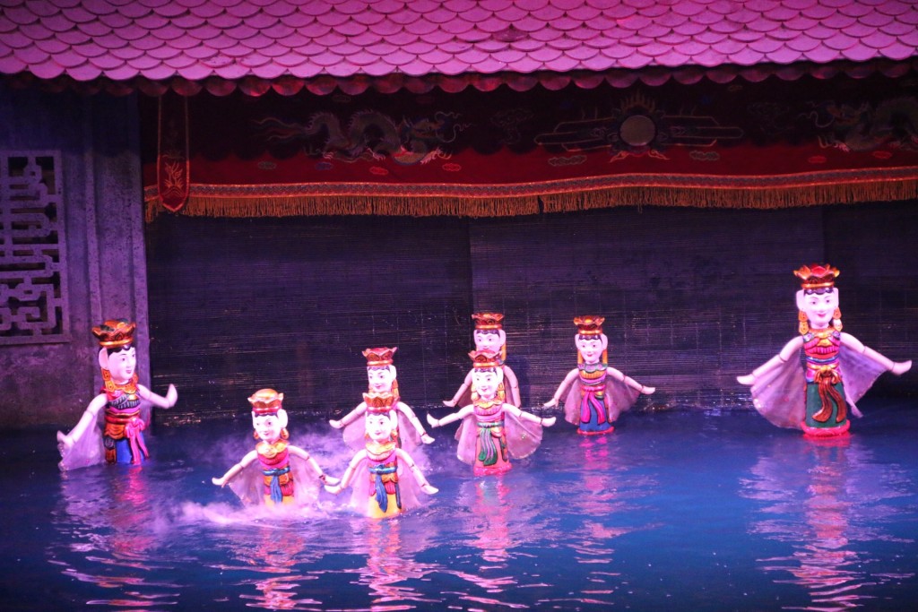 Teatro de Marionetes na água